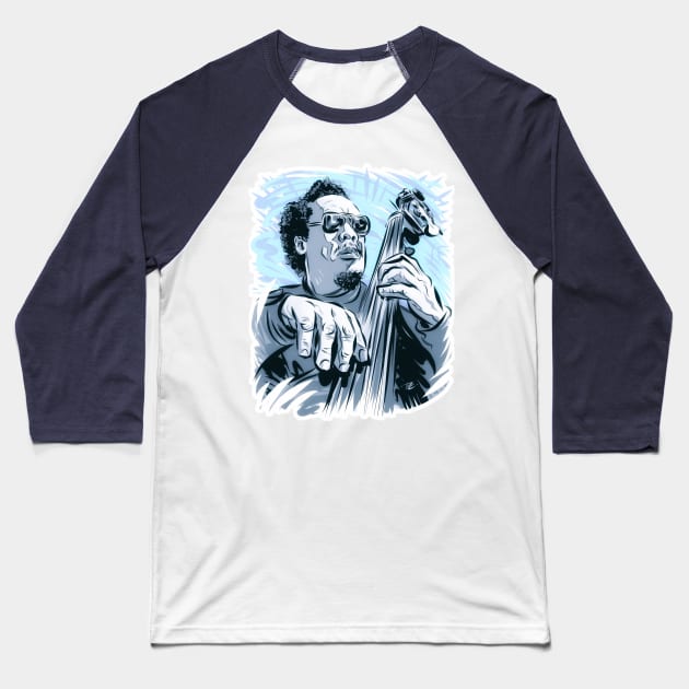 Charles Mingus - An illustration by Paul Cemmick Baseball T-Shirt by PLAYDIGITAL2020